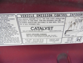 2006 HONDA CIVIC LX BURGUNDY 4DR 1.8L VTEC AT A17588